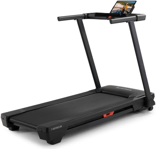 T Series Adjustable Handlebar & Multifunctional Desk, 9% Power Incline Brushless Quiet Motorized Treadmill for Apartments, 12-Point Shock & Immersive Hiking