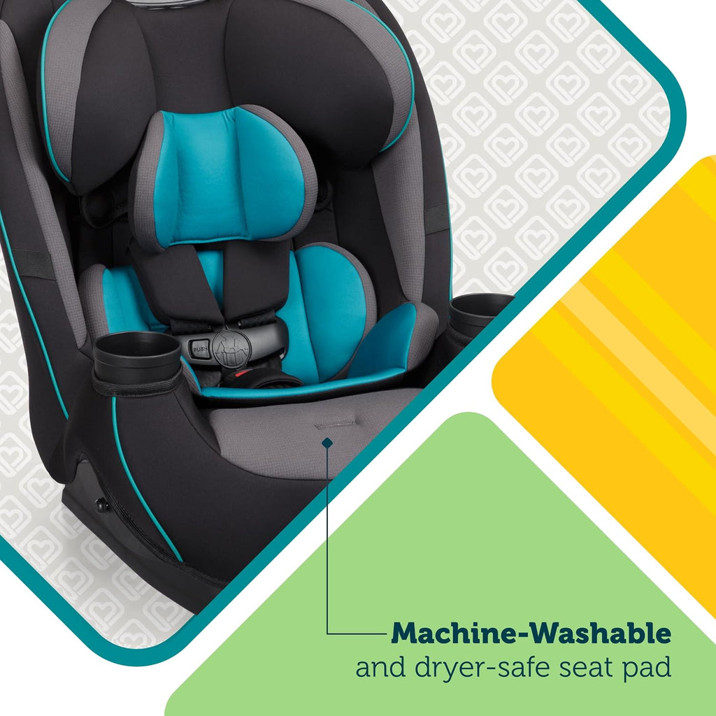 Go All-in-One Convertible Car Seat, Rear Facing, 5-40 lbs, Forward Facing (30–65 lbs), High Back Booster Seat 40-100 pounds