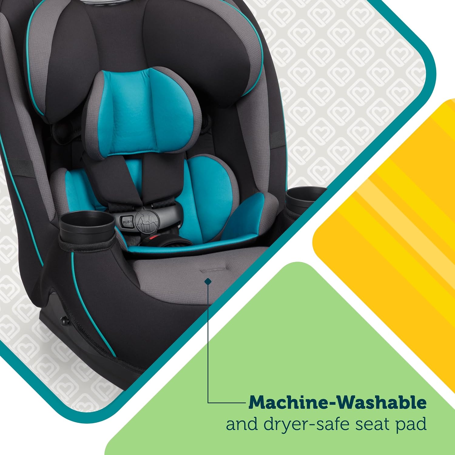 Go All-in-One Convertible Car Seat, Rear Facing, 5-40 lbs, Forward Facing (30–65 lbs), High Back Booster Seat 40-100 pounds