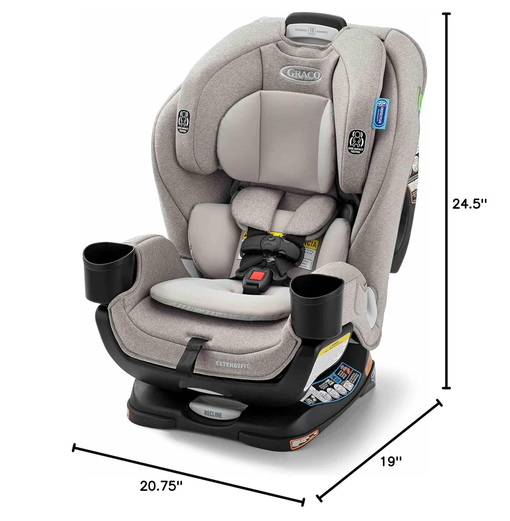 【Limited Offer】3-in-1 Convertible Car Seat, 3 Modes – Rear Facing, Forward Facing Baby Car Seat and Highback Booster Seat, Adjustable Extension Panel for Extra Legroom