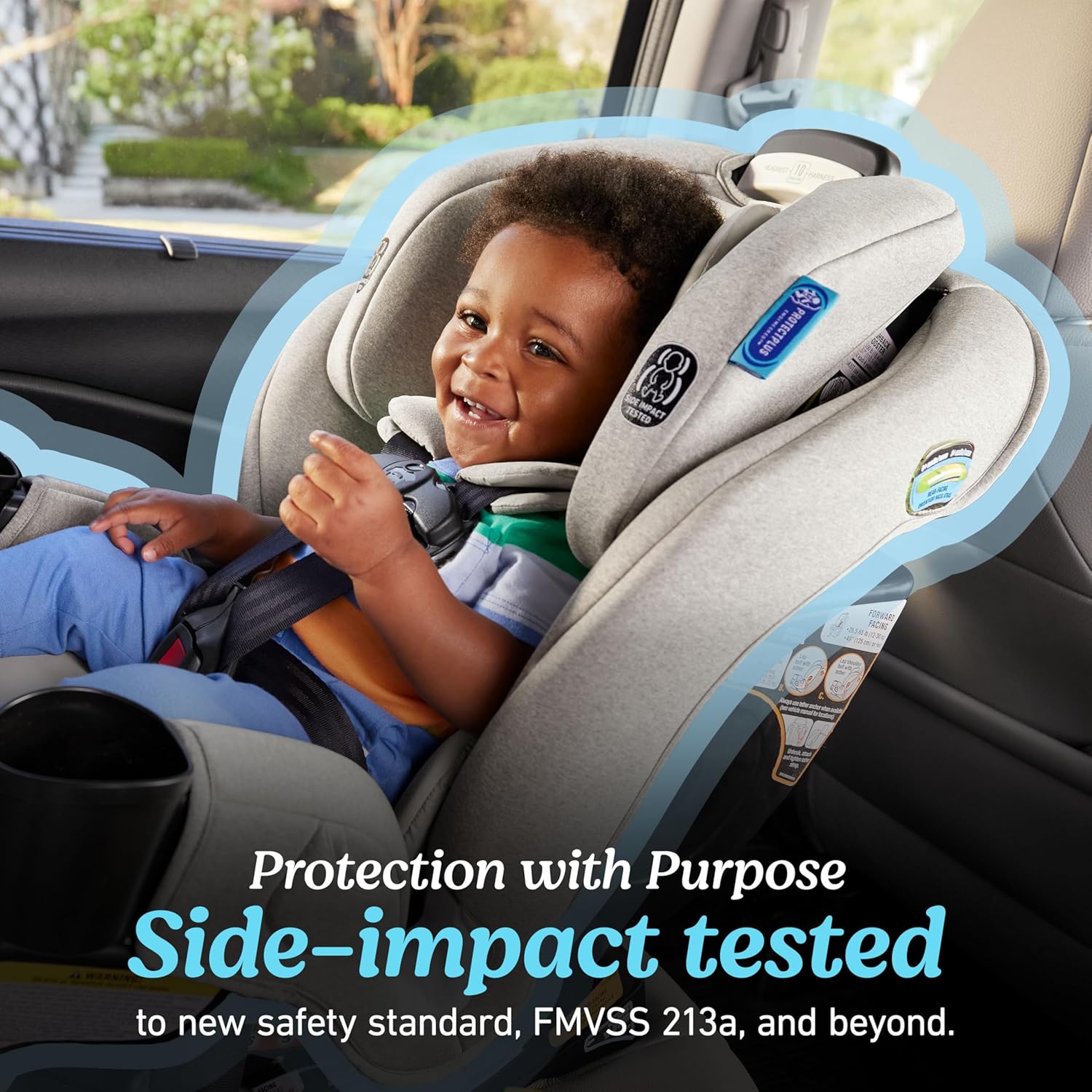 【Limited Offer】3-in-1 Convertible Car Seat, 3 Modes – Rear Facing, Forward Facing Baby Car Seat and Highback Booster Seat, Adjustable Extension Panel for Extra Legroom