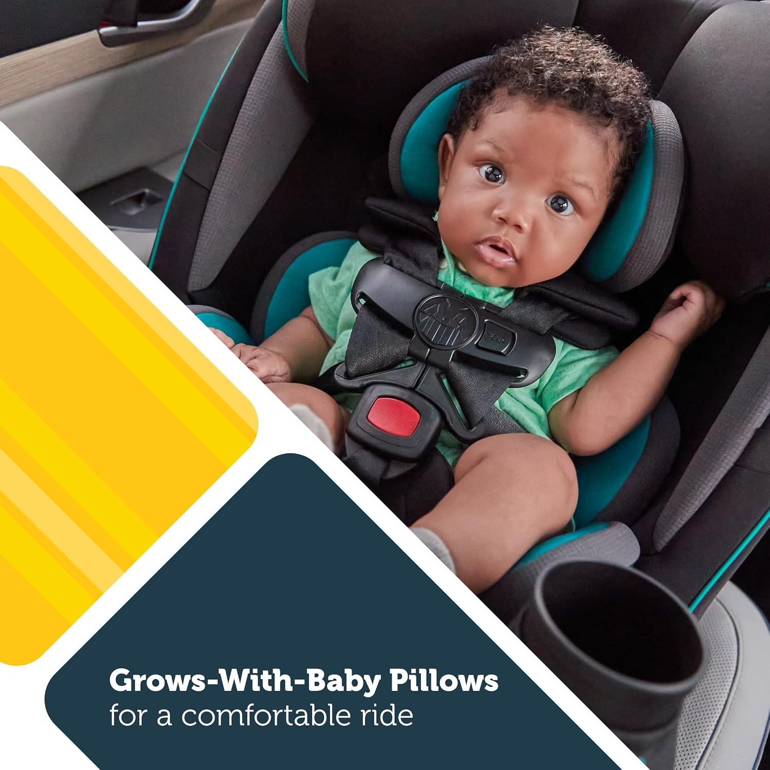 Go All-in-One Convertible Car Seat, Rear Facing, 5-40 lbs, Forward Facing (30–65 lbs), High Back Booster Seat 40-100 pounds