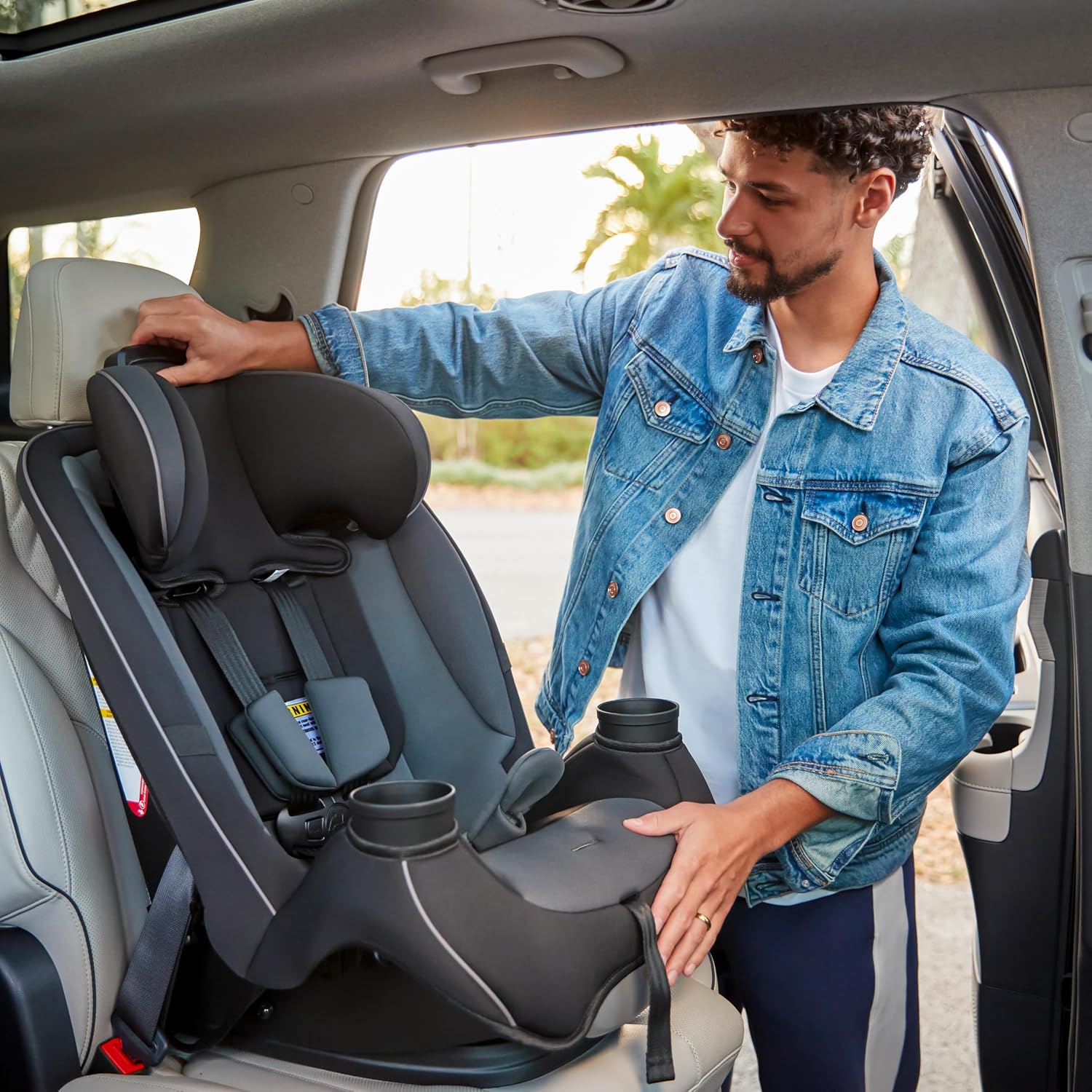 Go All-in-One Convertible Car Seat, Rear Facing, 5-40 lbs, Forward Facing (30–65 lbs), High Back Booster Seat 40-100 pounds