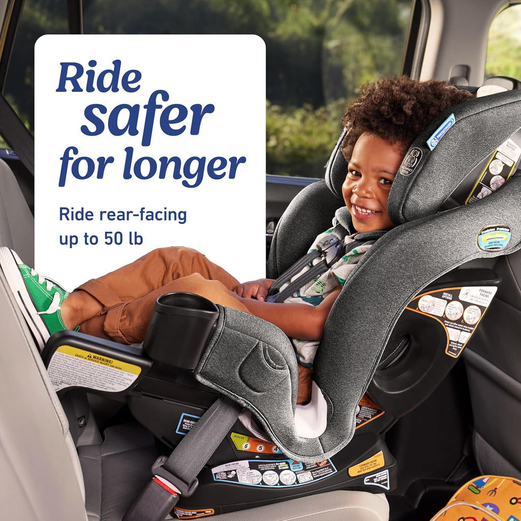 【Limited Offer】3-in-1 Convertible Car Seat, 3 Modes – Rear Facing, Forward Facing Baby Car Seat and Highback Booster Seat, Adjustable Extension Panel for Extra Legroom