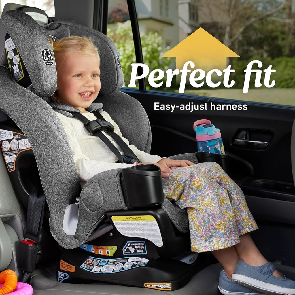 【Limited Offer】3-in-1 Convertible Car Seat, 3 Modes – Rear Facing, Forward Facing Baby Car Seat and Highback Booster Seat, Adjustable Extension Panel for Extra Legroom