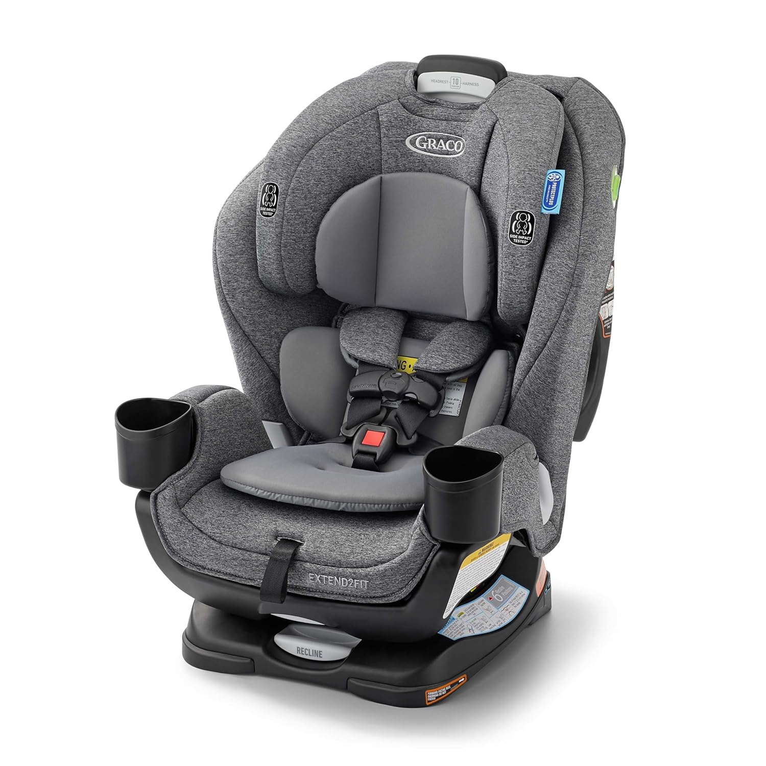 【Limited Offer】3-in-1 Convertible Car Seat, 3 Modes – Rear Facing, Forward Facing Baby Car Seat and Highback Booster Seat, Adjustable Extension Panel for Extra Legroom