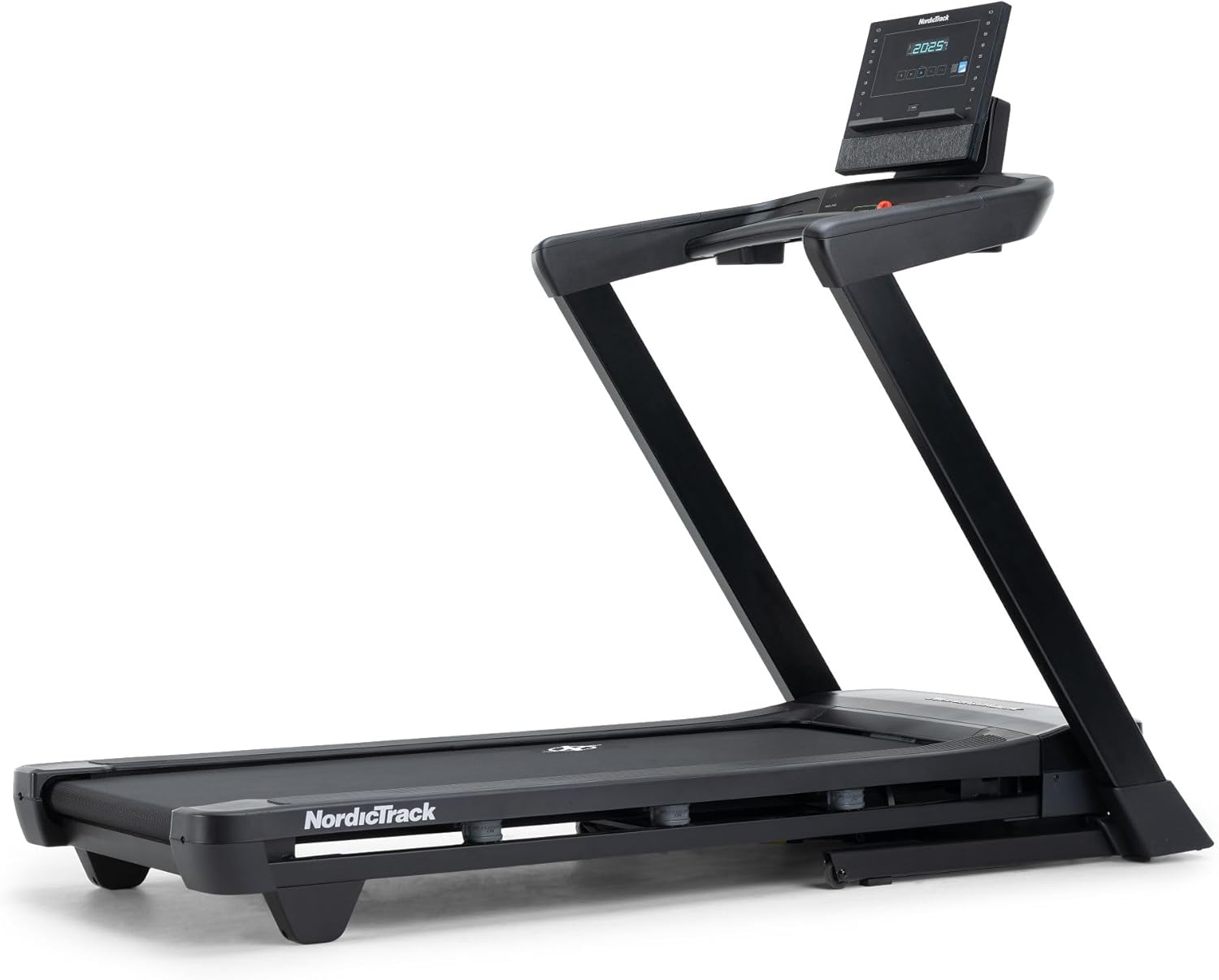 T Series Adjustable Handlebar & Multifunctional Desk, 9% Power Incline Brushless Quiet Motorized Treadmill for Apartments, 12-Point Shock & Immersive Hiking