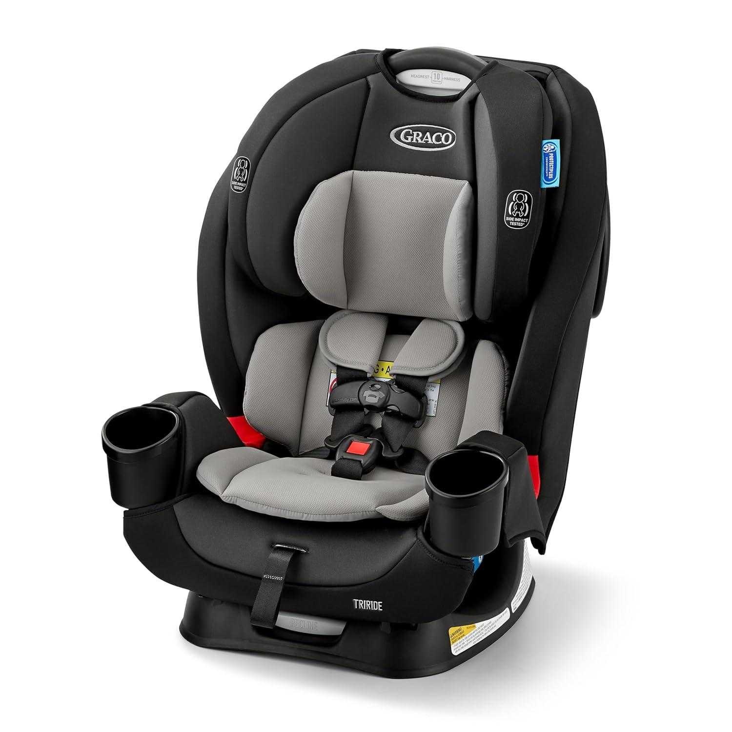 3-in-1 Reclining Car Seat, Kipling - Rear & Forward Facing Car Seat, Highback Booster, Adjustable Headrest